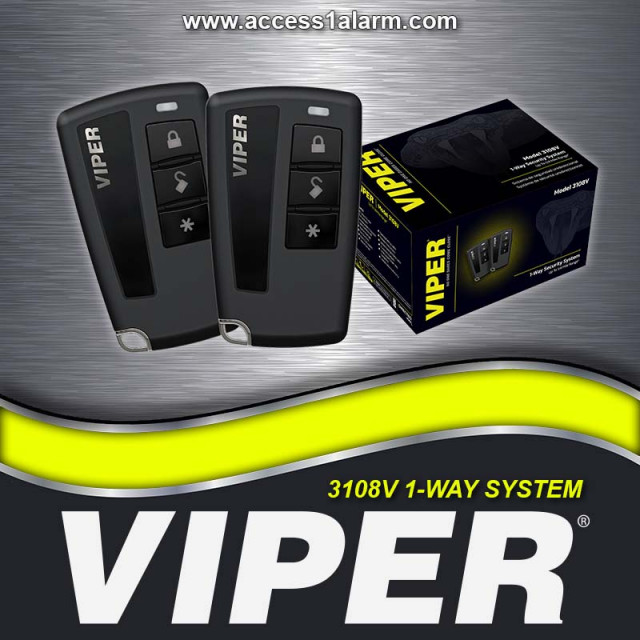 Viper 3108V 1-Way Security System