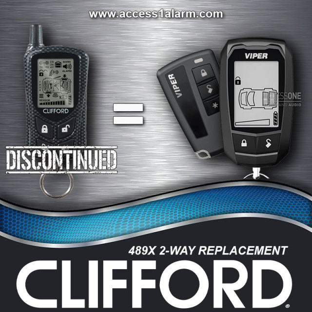 Clifford 489X Replacement - Viper 7347V + 7147VS Remote Bundle