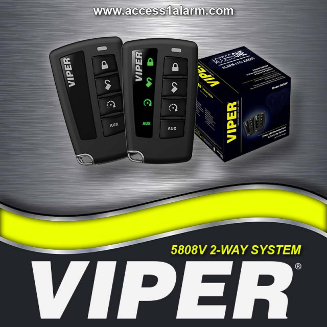 Viper 5808V 2-Way LED Premium Security Remote Start System
