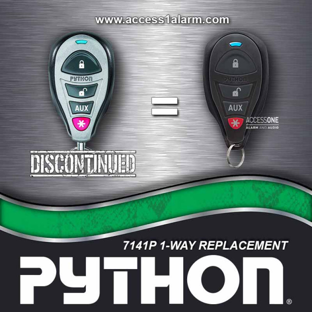 Python 7141P 4-Button 1-Way Remote Control 