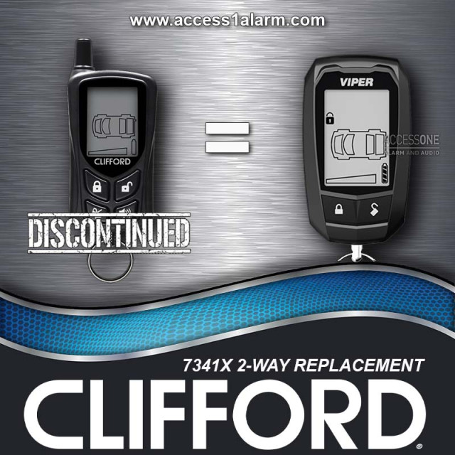 Clifford 7341X Replacement Remote Control - Viper 7347V 