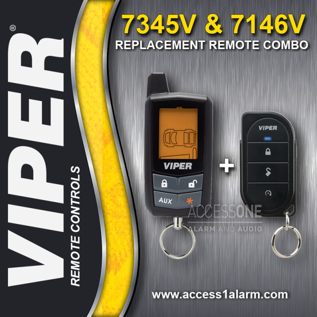 Viper 7345V + 7146V 2-Way LCD & 1-Way Remote Control Bundle