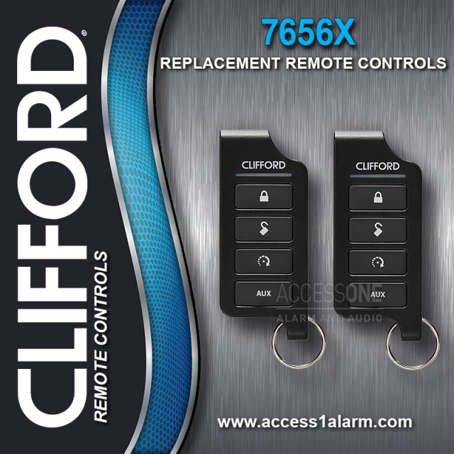 Pair of Clifford 7656X 1-Way 1-Mile Remote Control