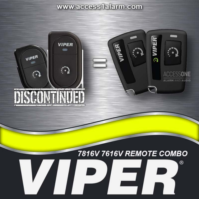 7816V and 7616V 2-Way LED 1-Mile Remote Control Pair Combo