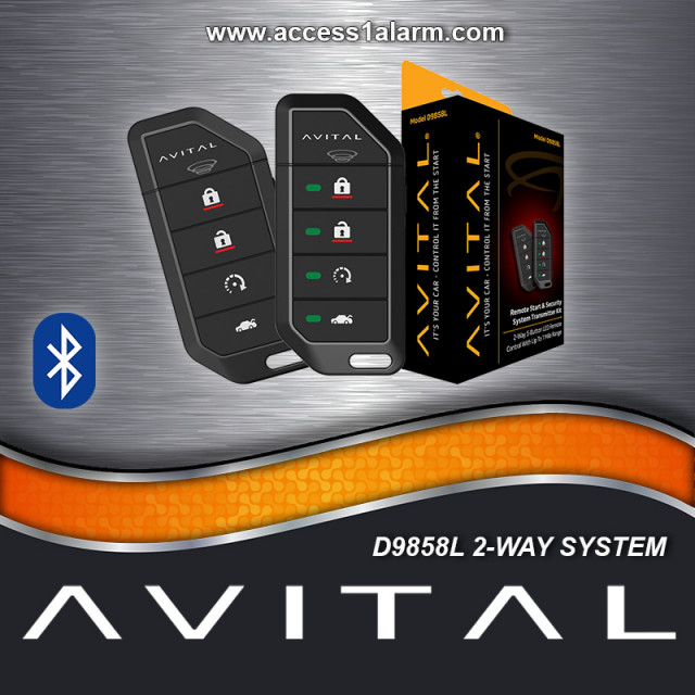 Avital DS4 9858L 2-Way LED Remote Start System