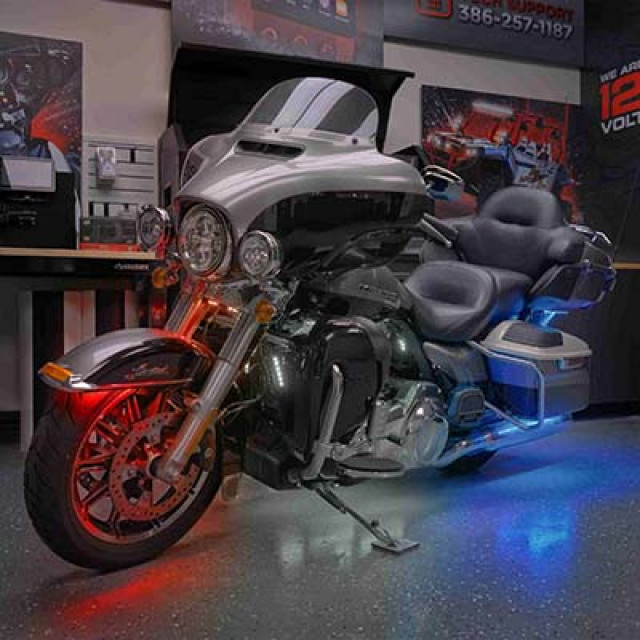 20-Piece Motorcycle Chasing LED Strip Kit