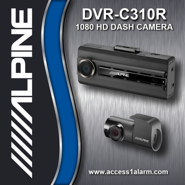 Alpine DVR-C310R 1080P Dash Camera