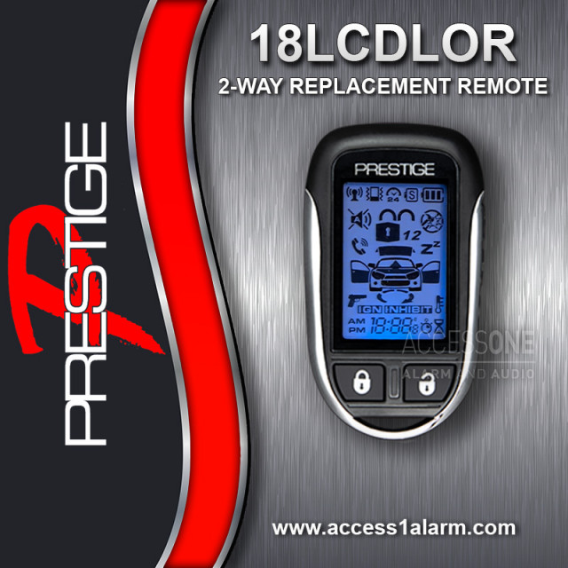 Prestige 18LCDLOR 2-Way LCD Remote Control