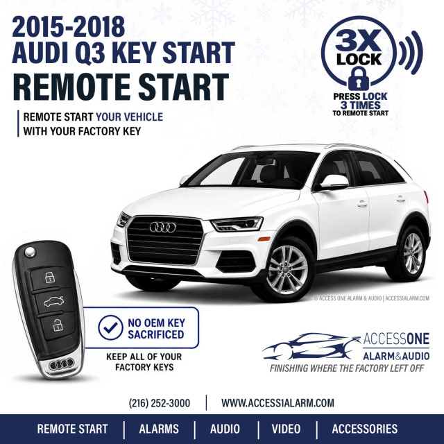Audi Q3 Factory Key Remote Start