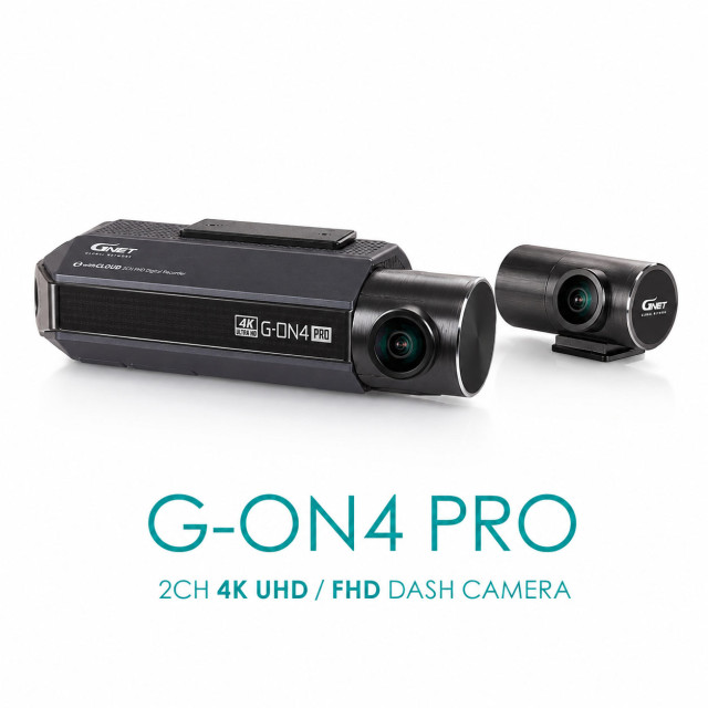 GNET G-ON4 PRO 2CH 4K UHD Premium Dash Camera