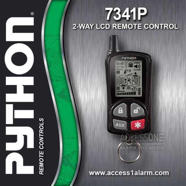 Python 7341P 2-Way LCD Remote Control