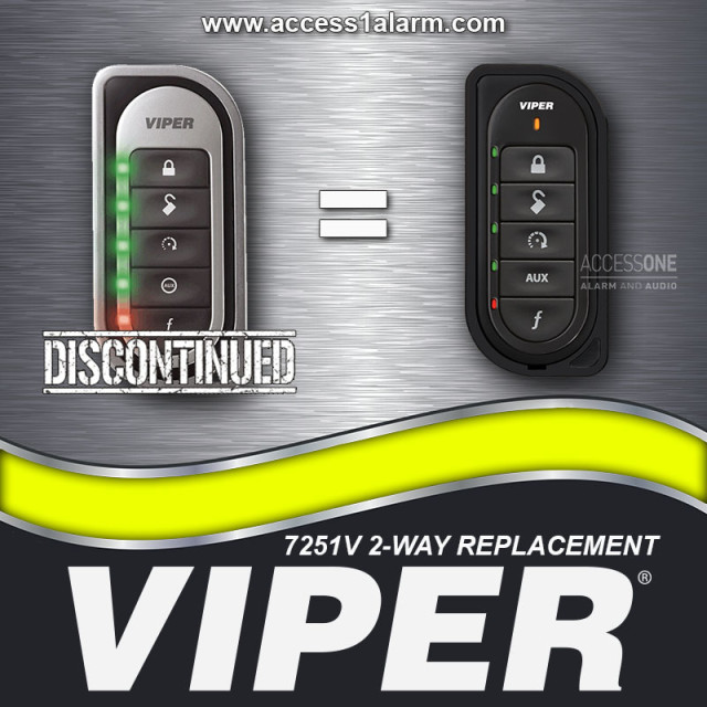 Viper 7251V 2Way LED Remote Control 