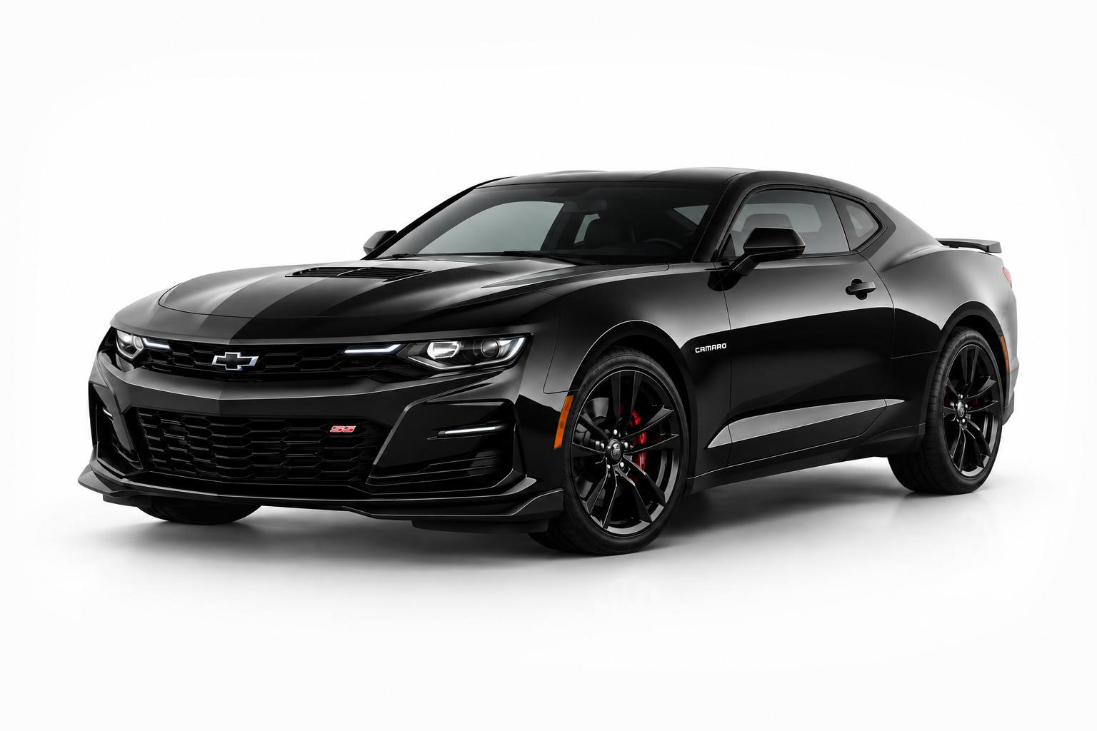 Black Chevrolet Camaro vehicle solutions