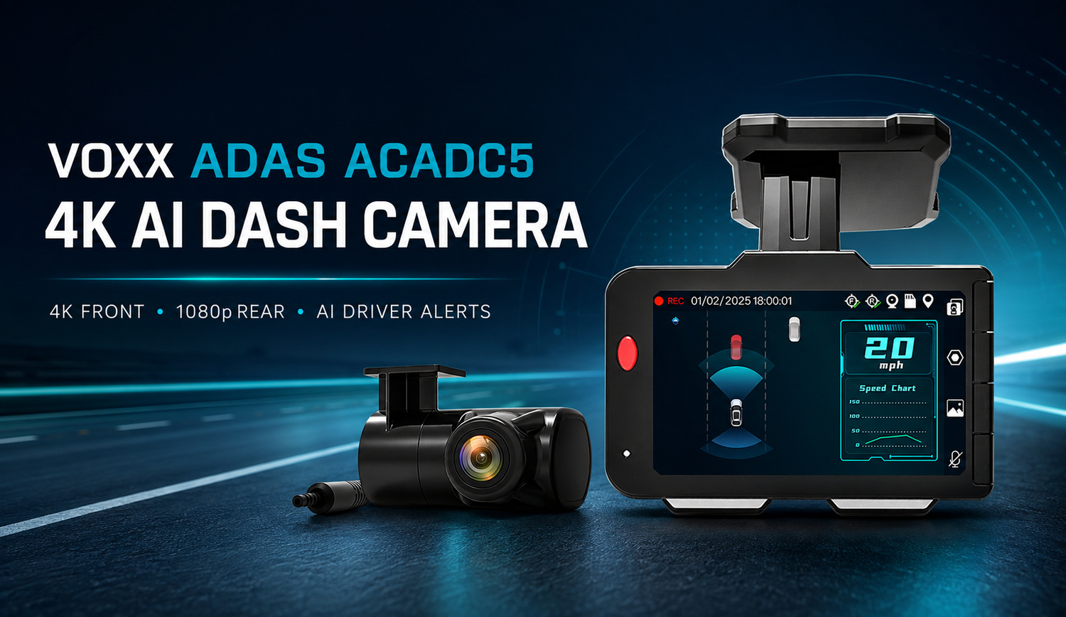 VOXX ACADC5 4K AI Dash Camera