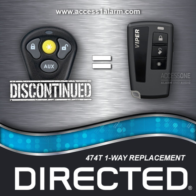 Directed 474T 4-Button 1-Way Remote Control