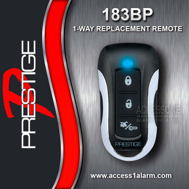 Prestige 183BP 1-Way 3-Button Remote Control