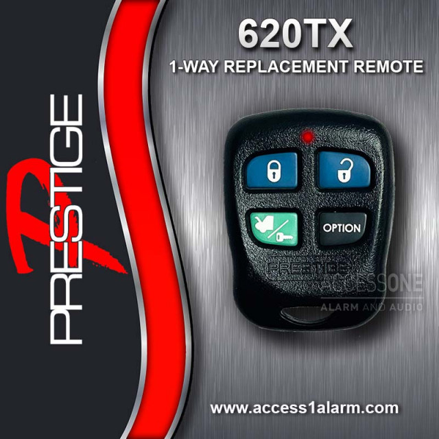 Prestige 620TX 1-Way 4-Button Remote Control Prestige 620TX 1-Way 4-Button Remote Control