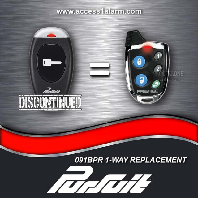 Pursuit 091BPR 1-Way 1-Button Remote Control Replacement
