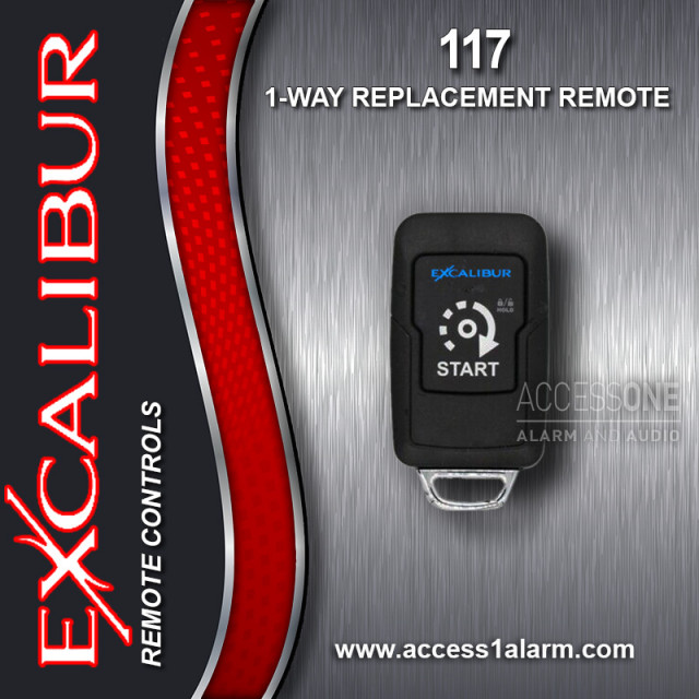 Excalibur 117 1-Way 1/4-Mile Range Remote Control