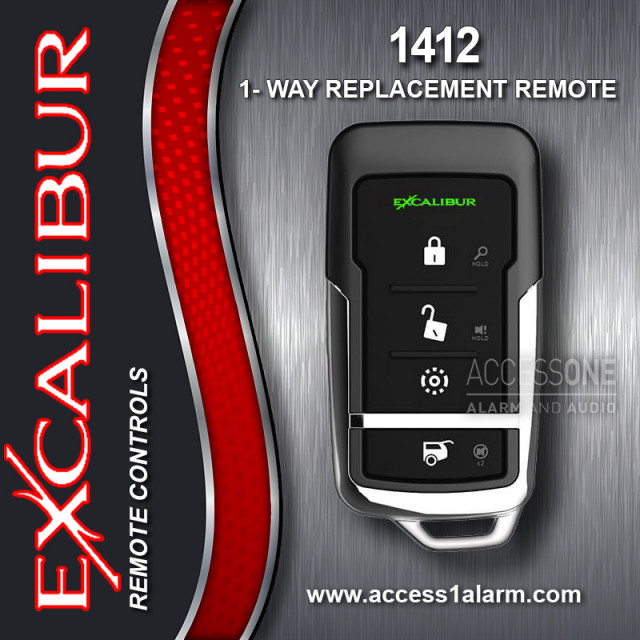 Excalibur 1412 1-Way 1-Mile Range Remote Control