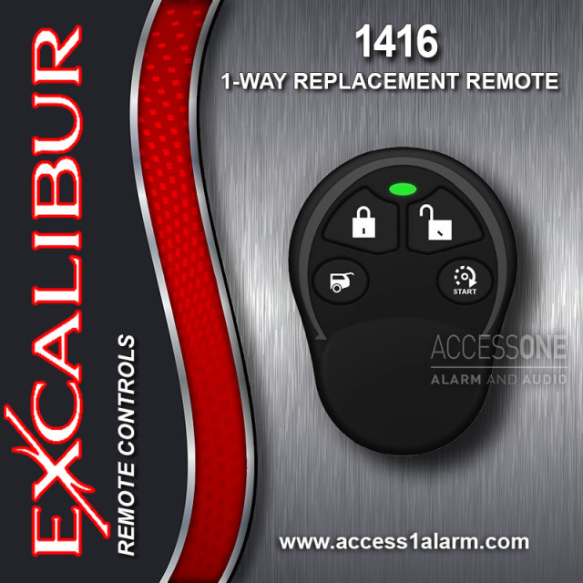 Excalibur 1416 1-Way 1/4-Mile Range Remote Control