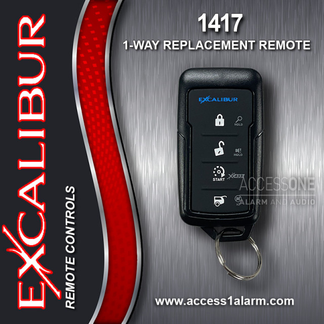 Excalibur 1417 1-Way 1/4-Mile Range Remote Control