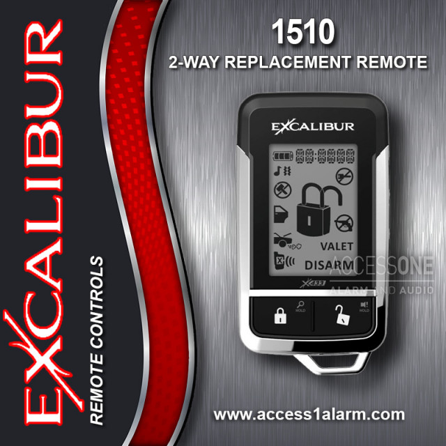 Excalibur 1510 2-Way 1/4-Mile Range LCD Remote Control