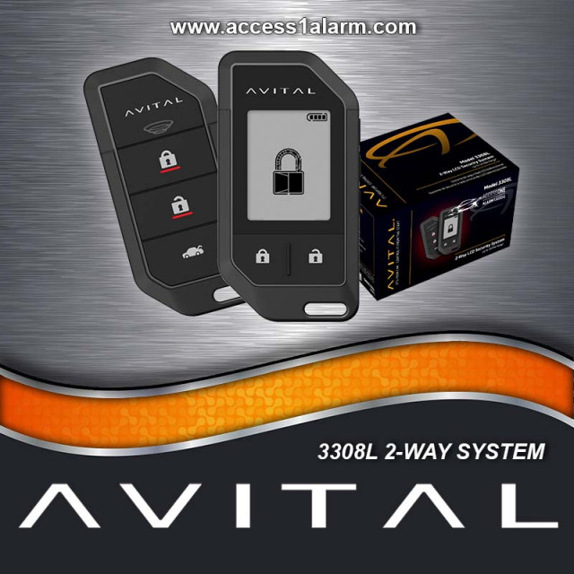 Avital 3308L 2-Way Security System